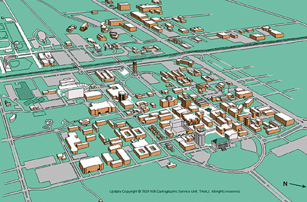 tamu campus map printable